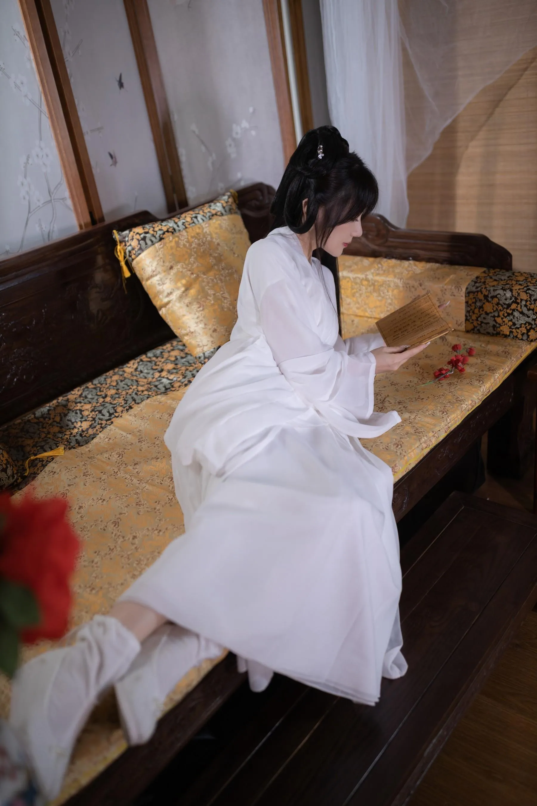 NO.0028 秀人名模鱼子酱Fish内部私购未上架《双女古装剧情》写真 [67P]插图
